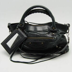 Balenciaga The First Bag Green Goatskin Lambskin